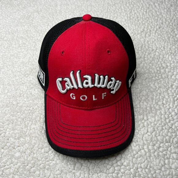New Era Other - New Era Callaway FT-5 HX Tour Red Black Mesh Hat